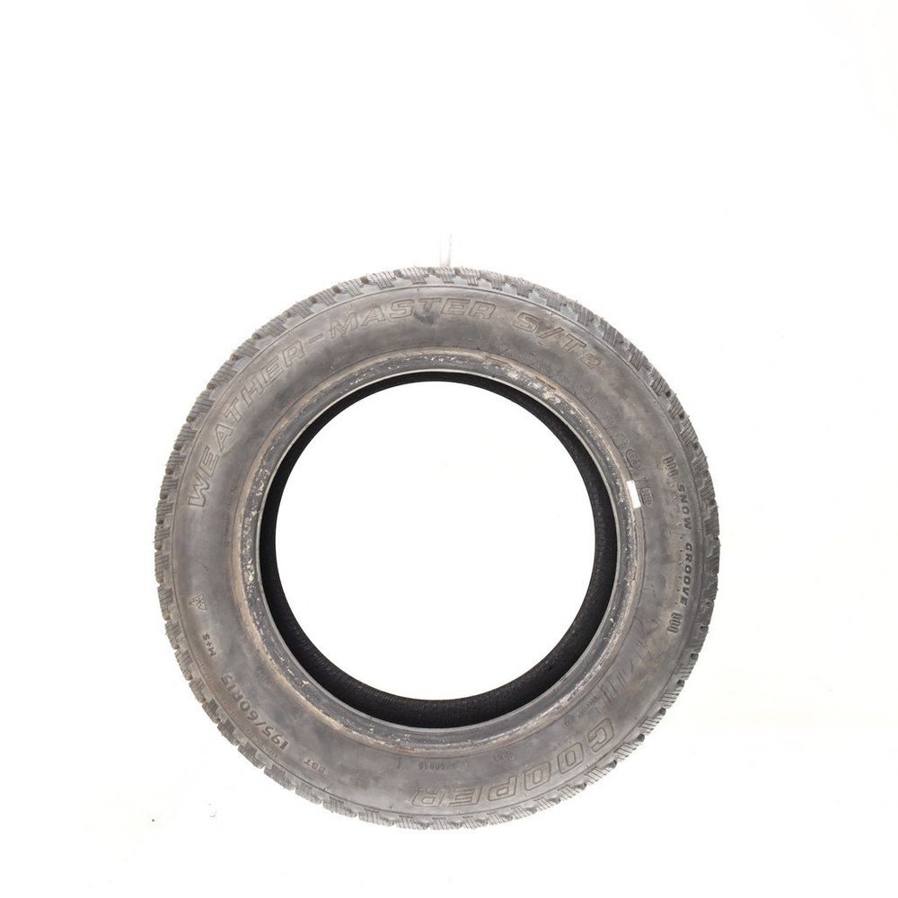 Used 195/60R15 Cooper Weather-Master S/T2 Studded 88T - 10.5/32 - Image 3