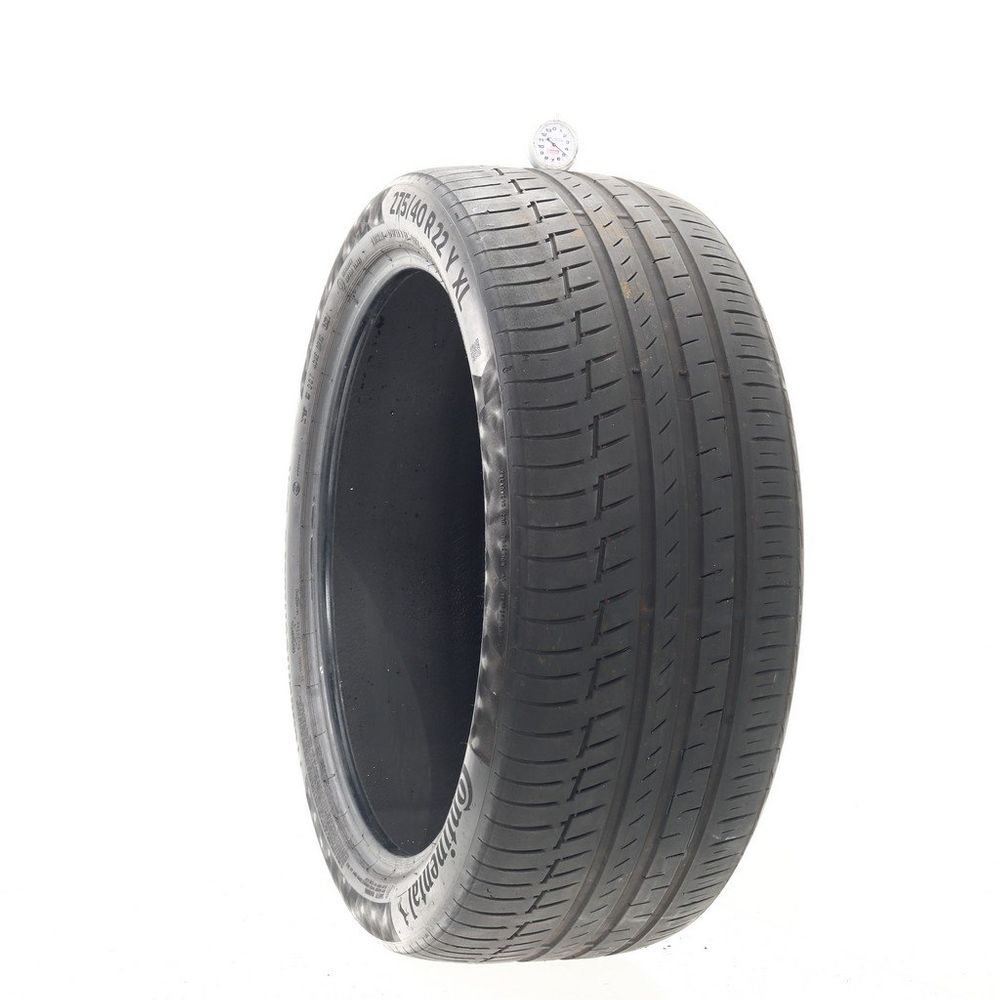 Used 275/40R22 Continental PremiumContact 6 SSR 107Y - 4.5/32 - Image 1