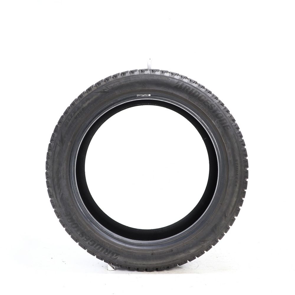 Set of (2) Used 245/45R18 Bridgestone Blizzak WS90 Studless 100H - 7.5-8/32 - Image 3