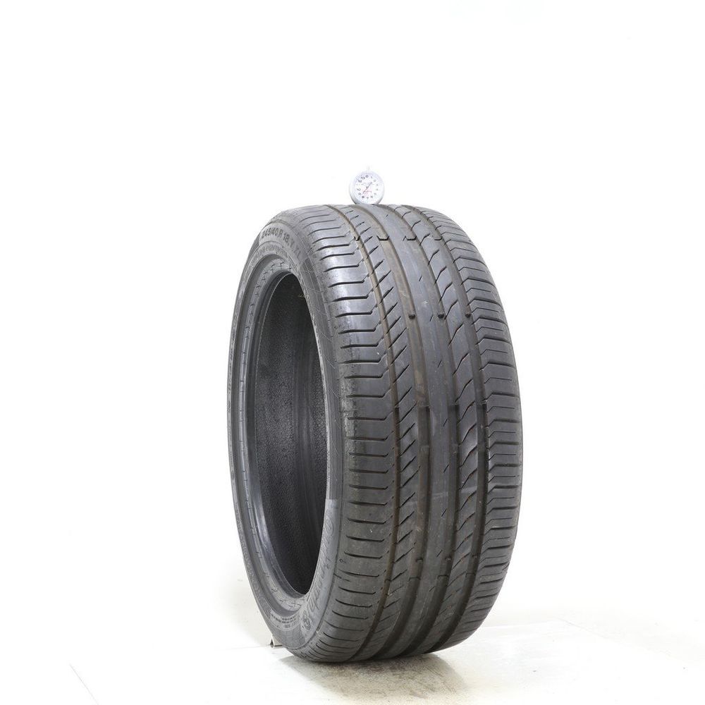 Used 245/40R18 Continental ContiSportContact 5 SSR MOE 97Y - 8.5/32 - Image 1