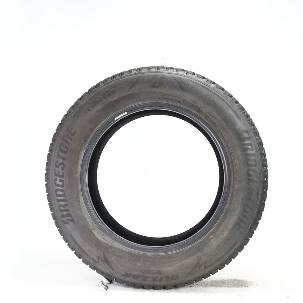 Set of (2) Used 225/65R17 Bridgestone Blizzak WS90 Studless 102H - 7.5-8/32 - Image 6