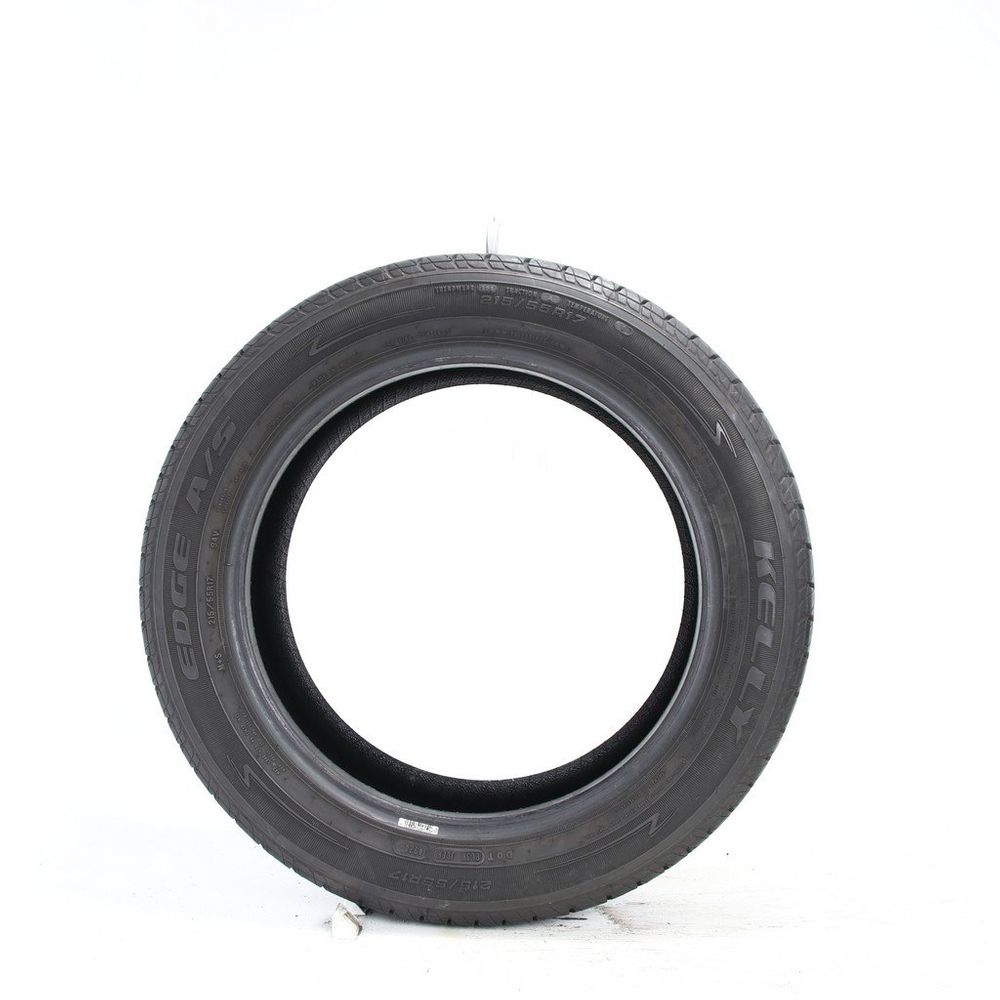 Set of (2) Used 215/55R17 Kelly Edge A/S 94V - 6.5-8/32 - Image 3