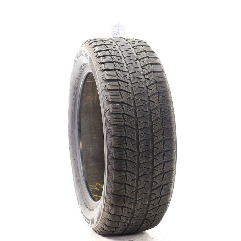Set of (2) Used 225/55R18 Bridgestone Blizzak WS80 98H - 7-8/32 - Image 1