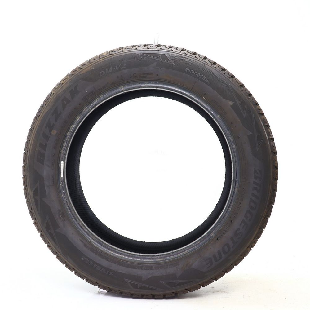 Set of (2) Used 225/60R18 Bridgestone Blizzak DM-V2 100S - 8.5-9.5/32 - Image 4