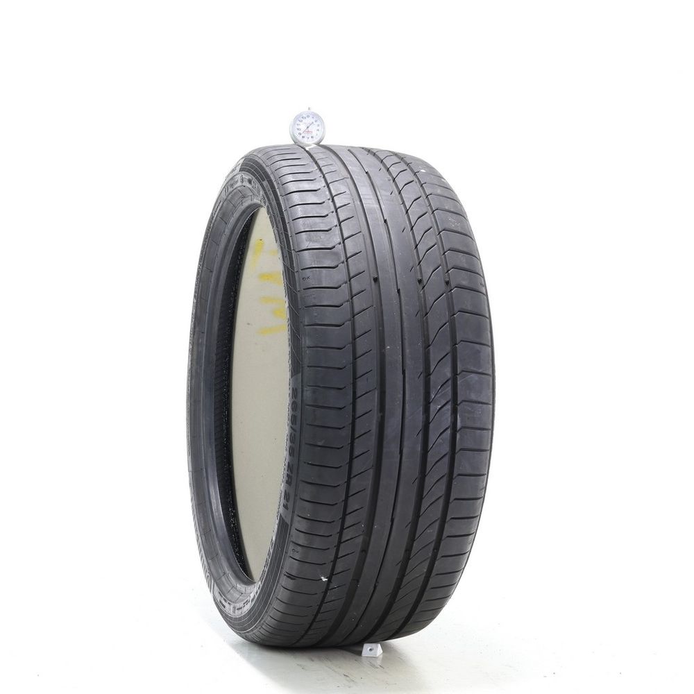 Set of (2) Used 265/35ZR21 Continental ContiSportContact 5P TO ContiSilent 101Y - 7-8.5/32 - Image 4
