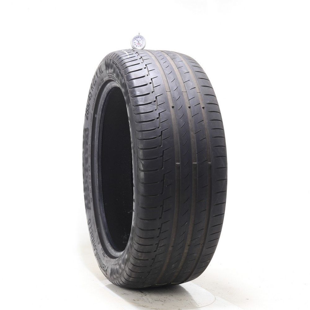 Set of (2) Used 285/45R22 Continental PremiumContact 6 MO-S ContiSilent 114Y - 5.5-6/32 - Image 1