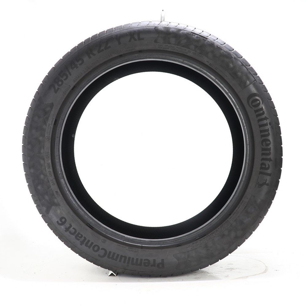 Set of (2) Used 285/45R22 Continental PremiumContact 6 MO-S ContiSilent 114Y - 5.5-6/32 - Image 3