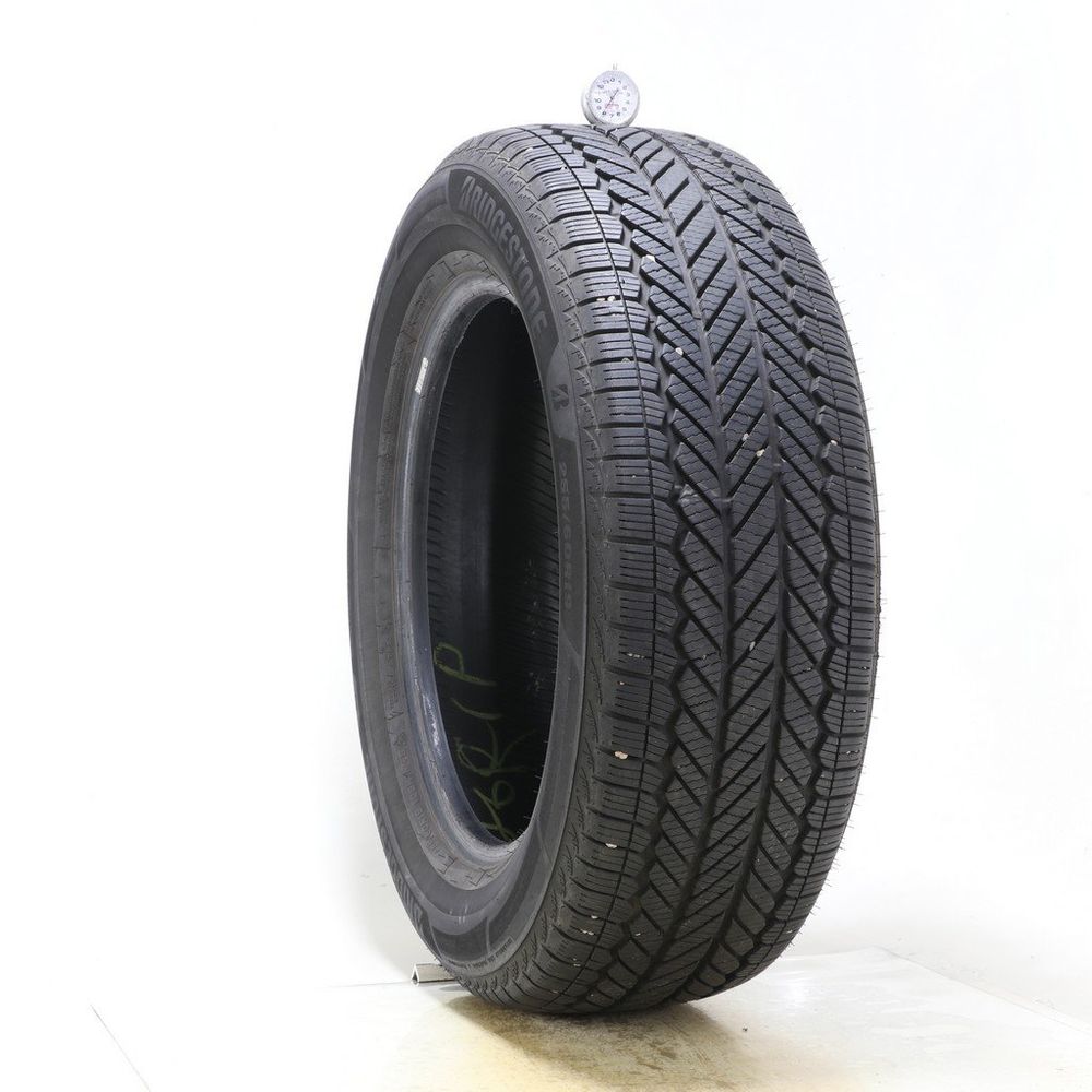 Set of (2) Used 255/60R19 Bridgestone WeatherPeak 109H - 8-9/32 - Image 1