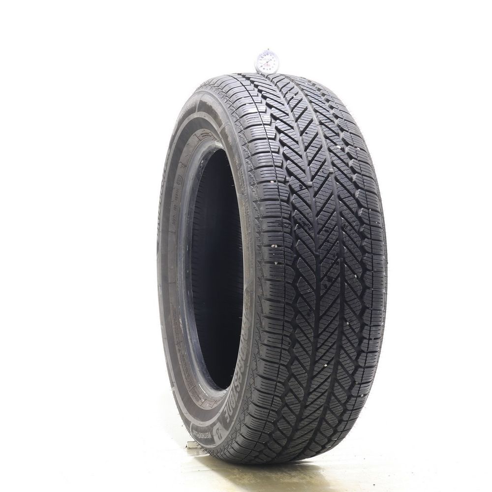 Set of (2) Used 255/60R19 Bridgestone WeatherPeak 109H - 8-9/32 - Image 4