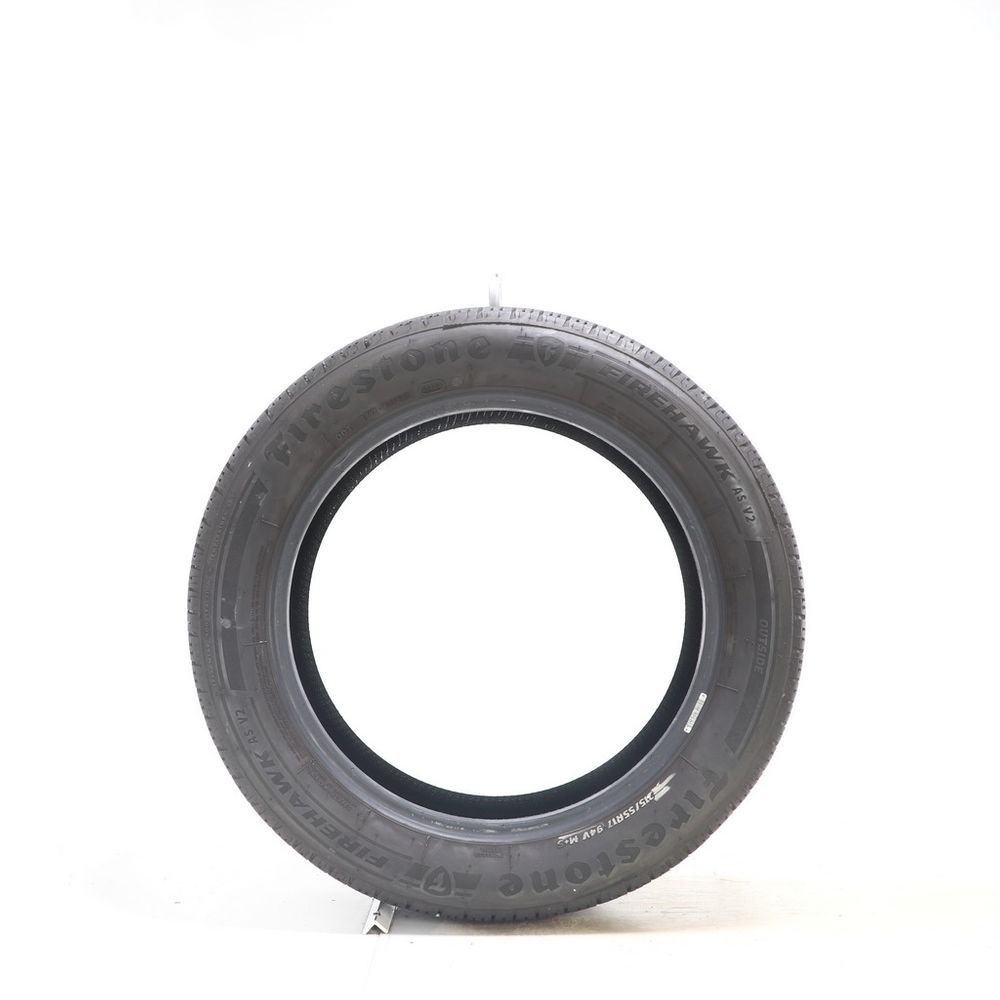 Set of (2) Used 215/55R17 Firestone Firehawk AS V2 94V - 7.5-9/32 - Image 3