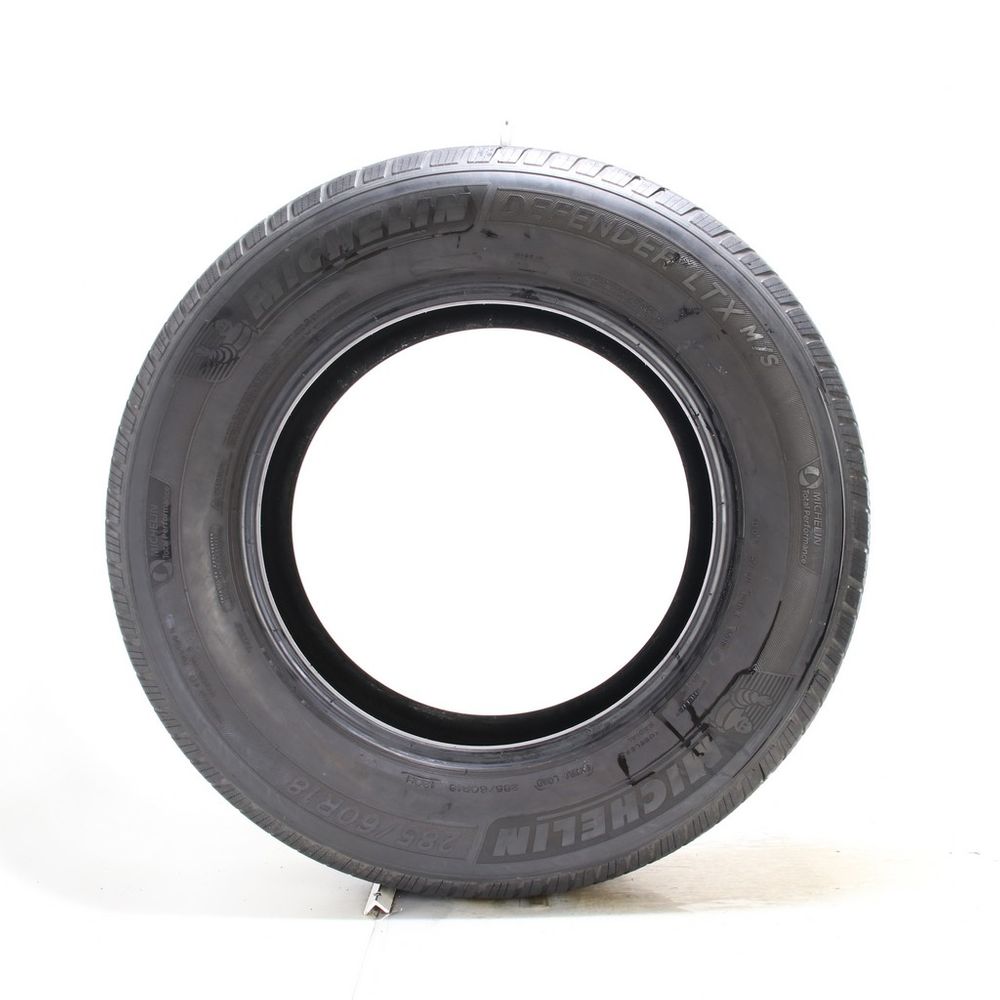 Set of (2) Used 285/60R18 Michelin Defender LTX M/S 120H - 6.5-7/32 - Image 3