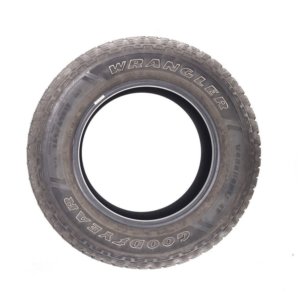 Set of (2) Used 265/65R17 Goodyear Wrangler Workhorse AT 112T - 7/32 - Image 3
