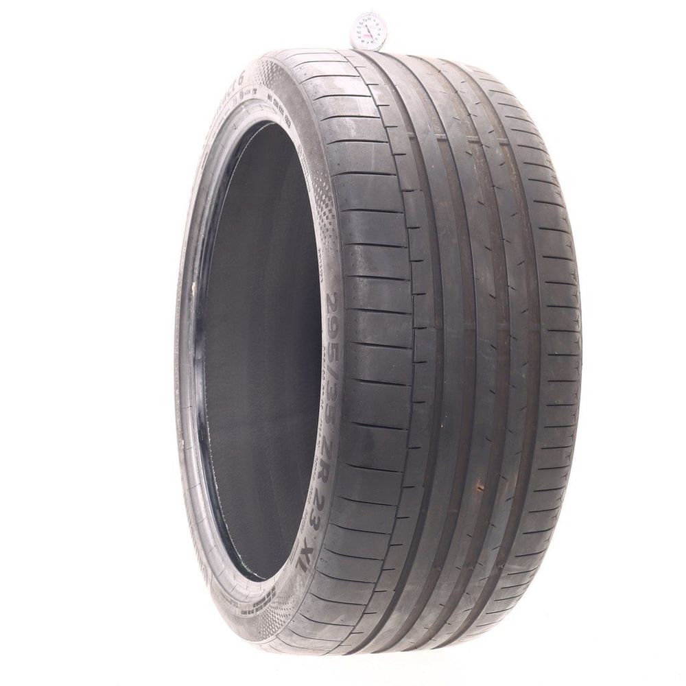 Set of (2) Used 295/35ZR23 Continental SportContact 6 AO 108Y - 5.5-7/32 - Image 1