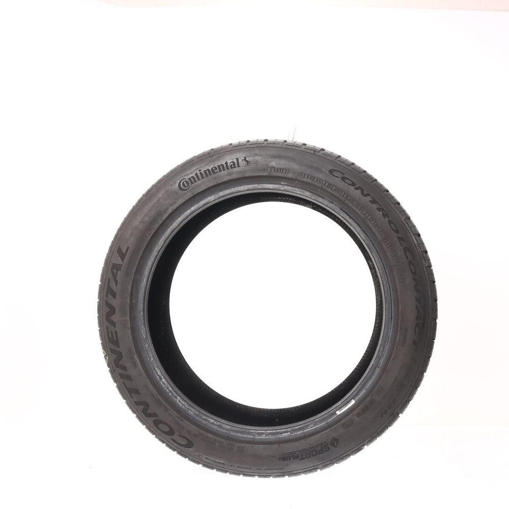 Used 245/45ZR18 Continental ControlContact Sport SRS Plus 100Y - 8.5/32 - Image 3