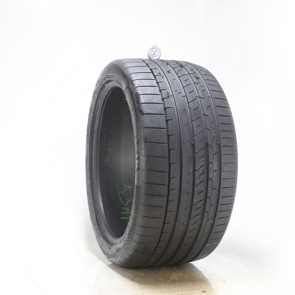 Set of (2) Used 325/35ZR22 Continental SportContact 6 MO1 114Y - 8-8.5/32 - Image 4