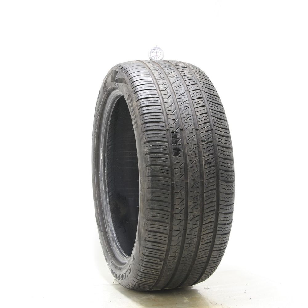 Set of (2) Used 285/40R21 Pirelli Scorpion Zero A01 109H - 7/32 - Image 1