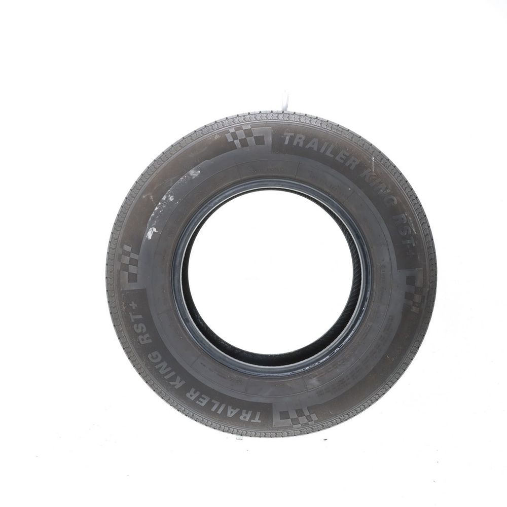 Set of (2) Used ST 225/75R15 Trailer King RST Plus 113/108M D 7/32
