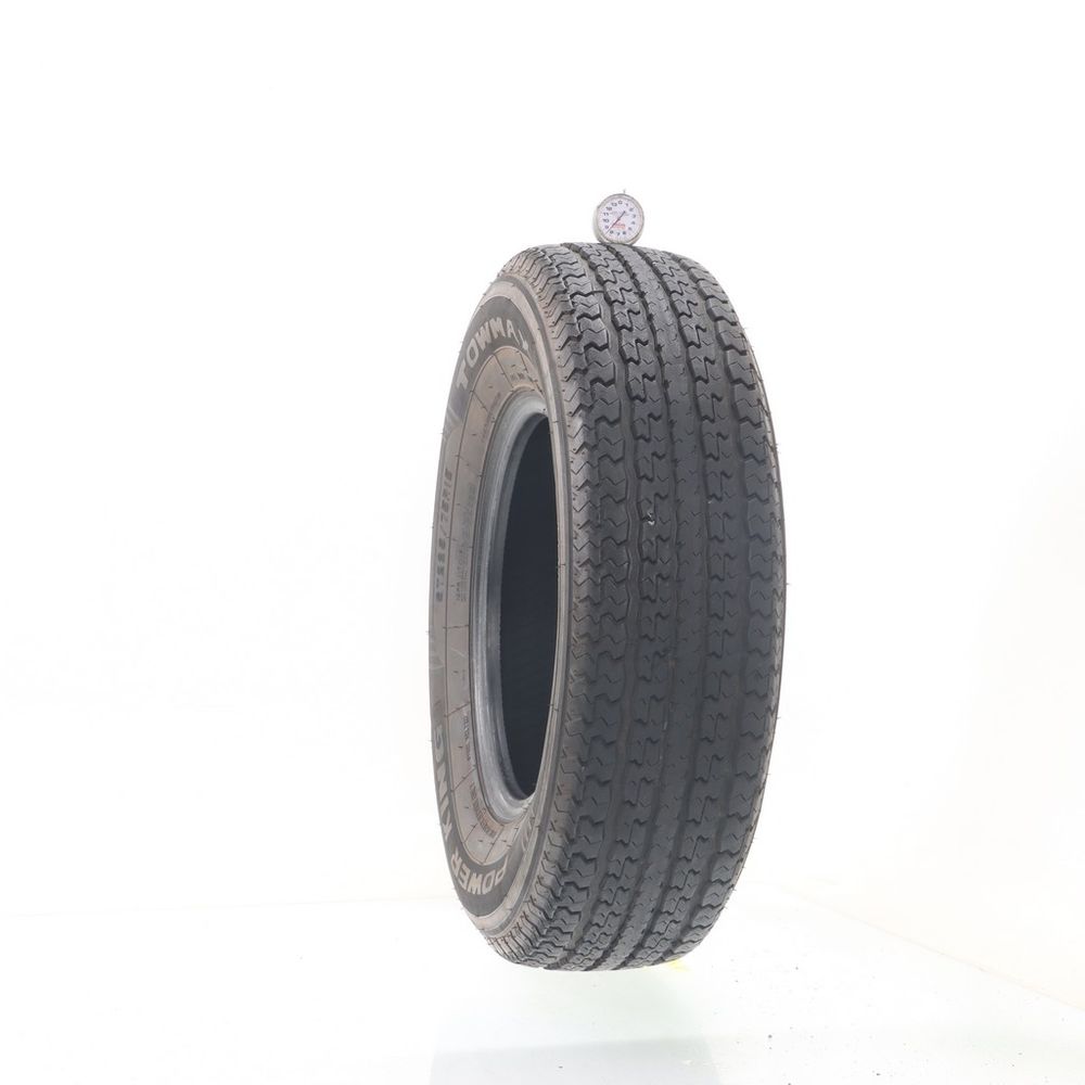 Set of (4) Used ST 225/75R15 Power King Towmax STR II 117/112L E - 8-8.5/32 - Image 4