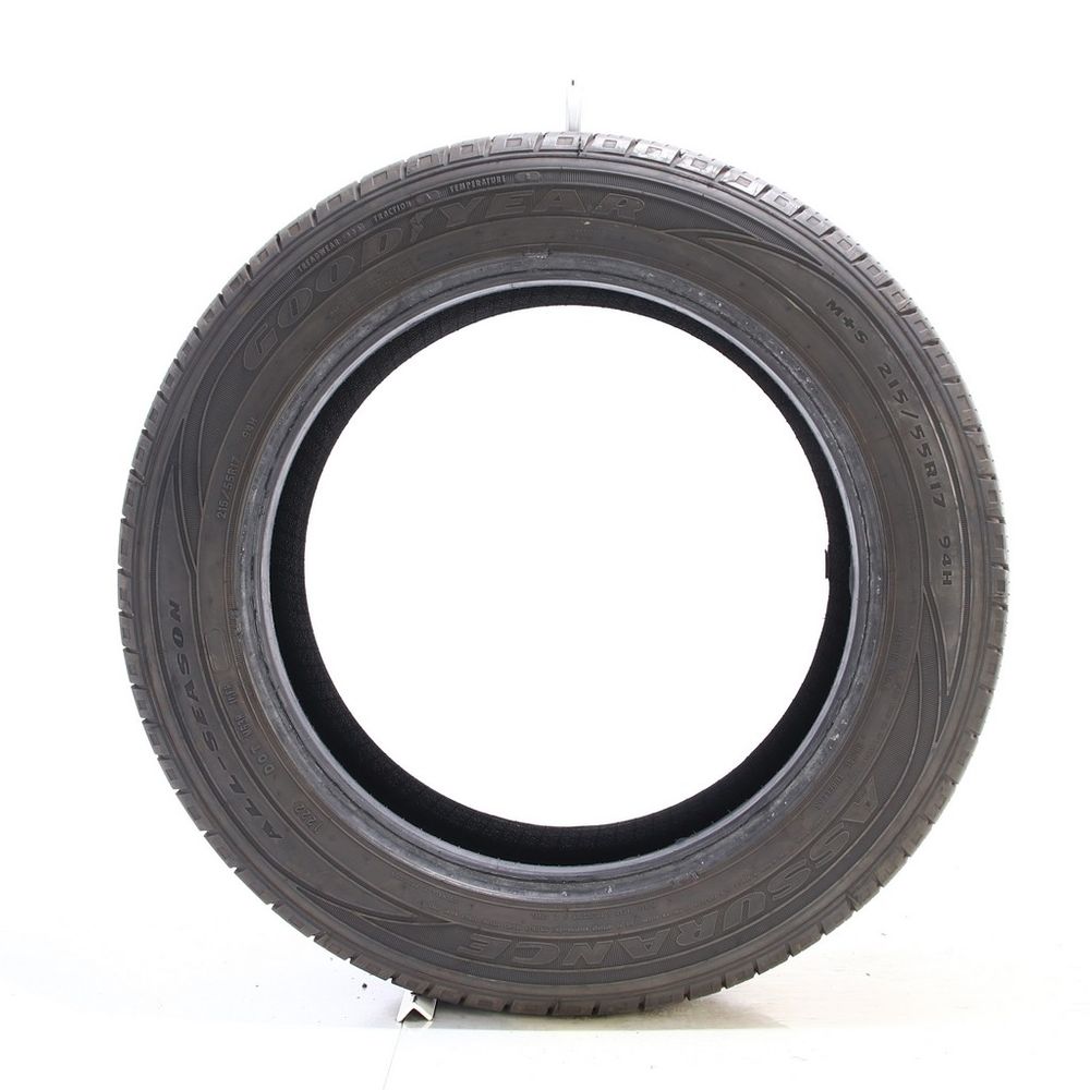 Set of (4) Used 215/55R17 Goodyear Assurance All-Season 94H - 6.5-8/32 - Image 6