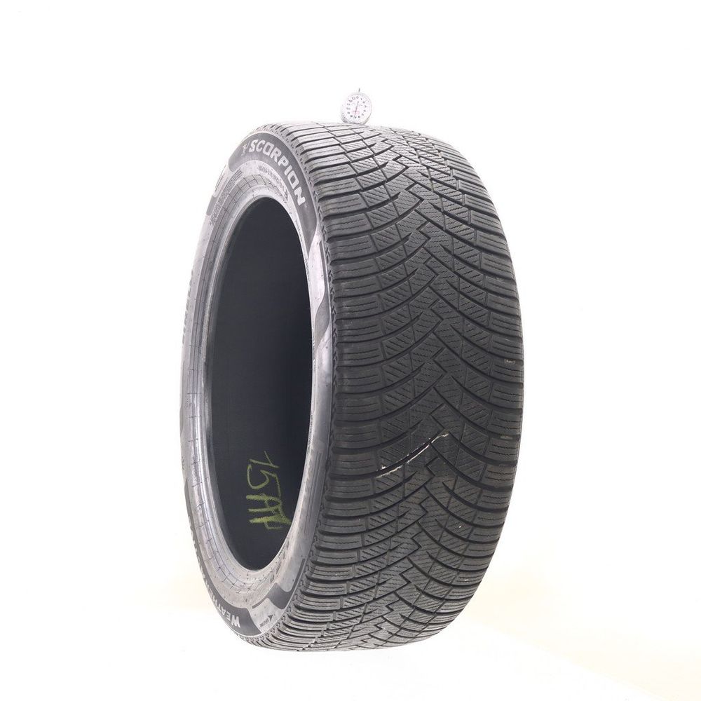 Used 285/45R22 Pirelli Scorpion Weather Active 114H - 7/32 - Image 1