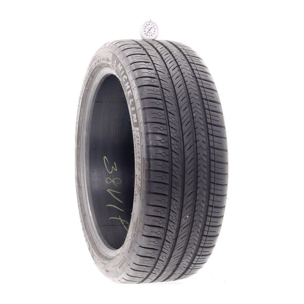 Set of (2) Used 215/45ZR18 Michelin Pilot Sport All Season 4 93Y - 8.5/32 - Image 1