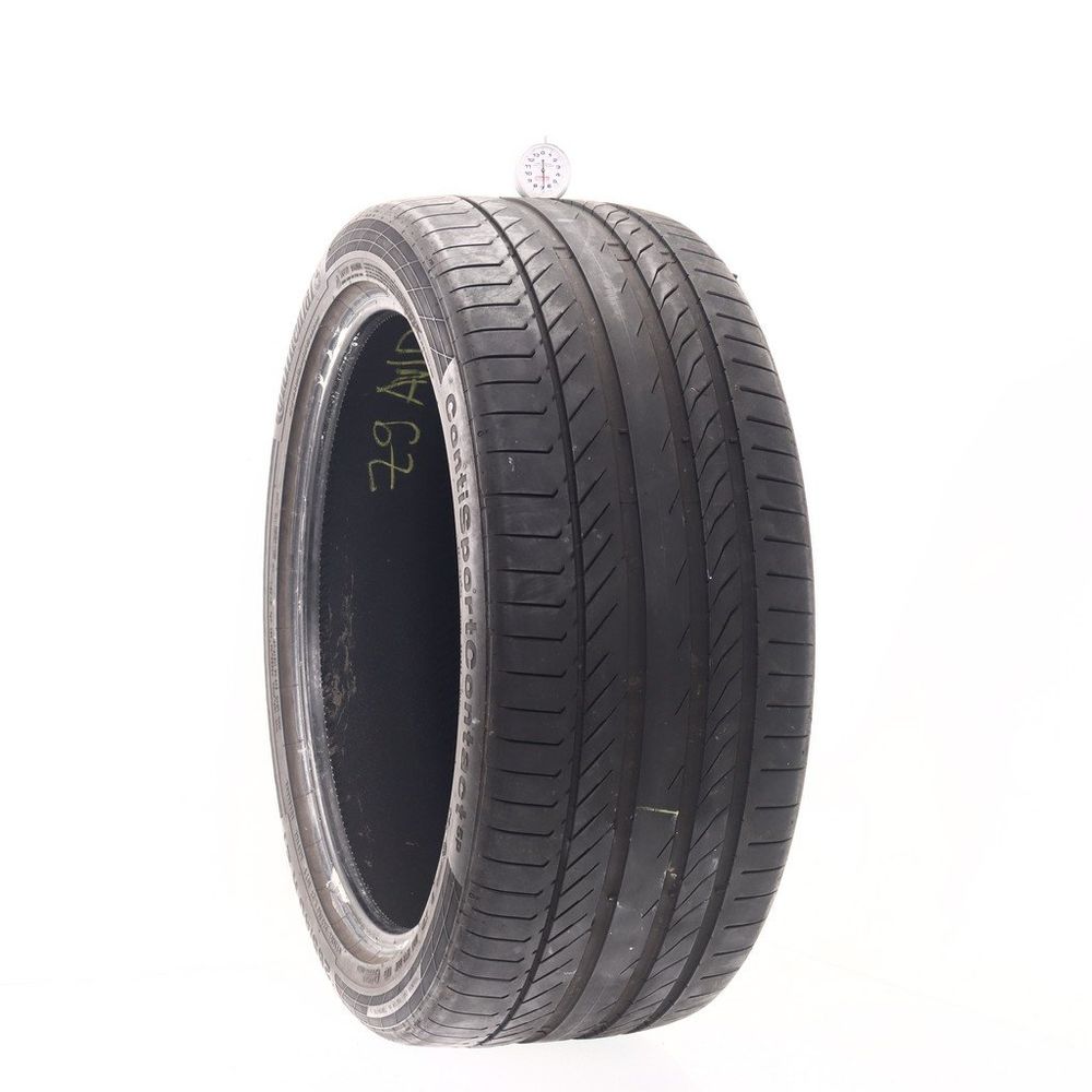 Set of (4) Used 265/40R21 Continental ContiSportContact 5P NO 101Y - 7/32 - Image 1