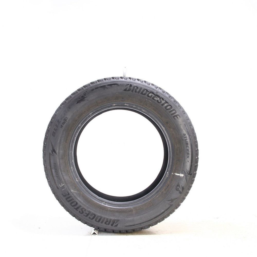 Set of (2) Used 195/65R15 Bridgestone Blizzak WS90 Studless 91H - 6.5-7.5/32 - Image 6