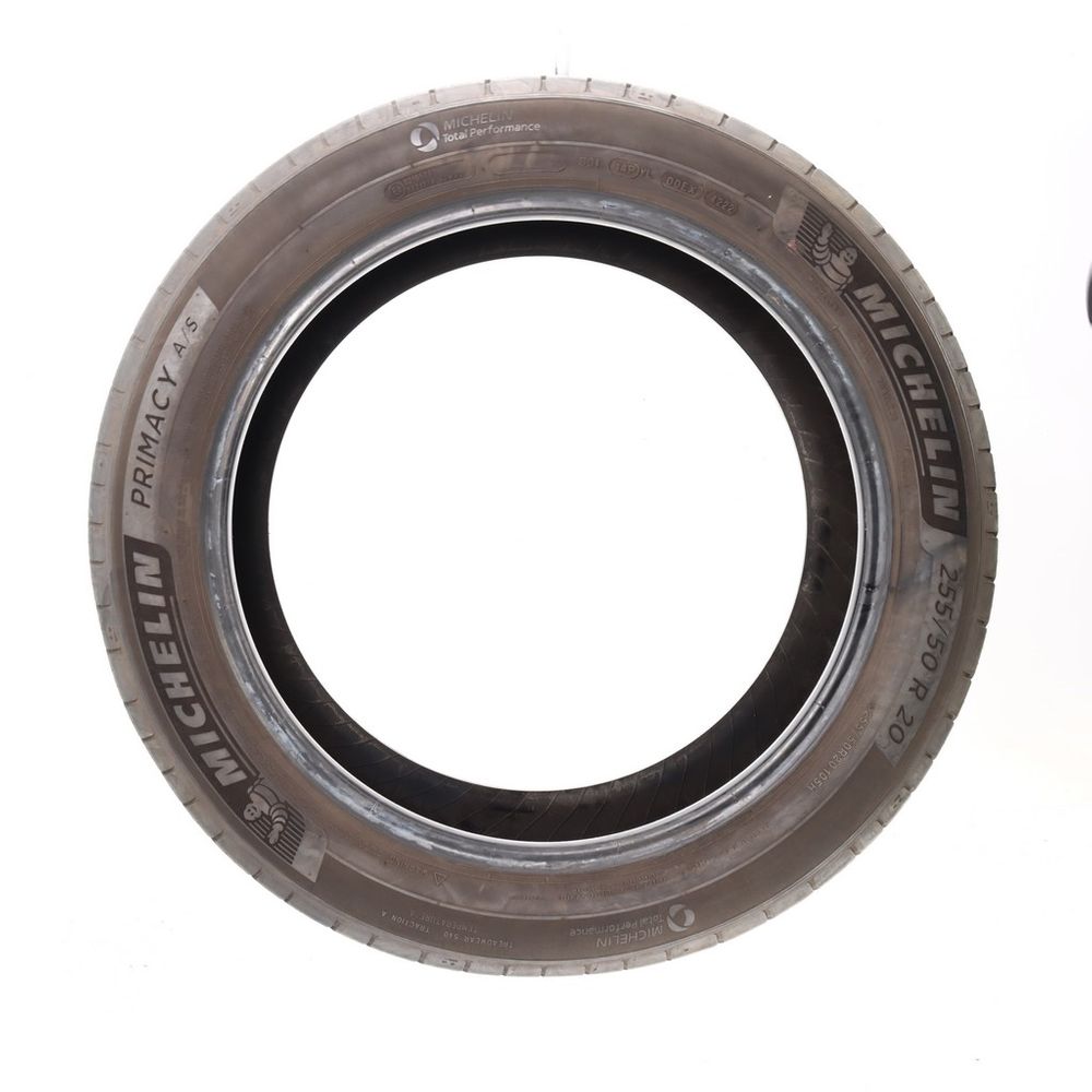 Set of (2) Used 255/50R20 Michelin Primacy A/S 105H - 7-7.5/32 - Image 3