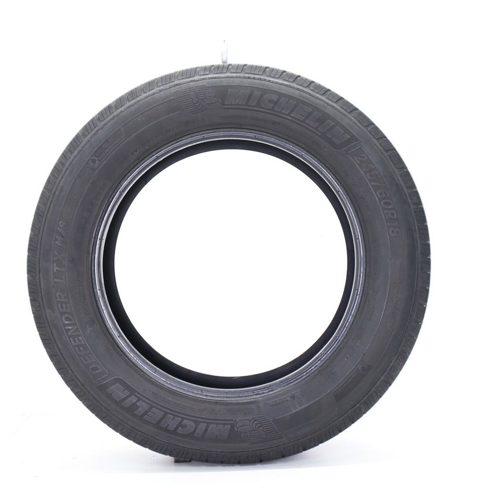 Set of (4) Used 245/60R18 Michelin Defender LTX M/S 105H - 5.5-7/32 - Image 9