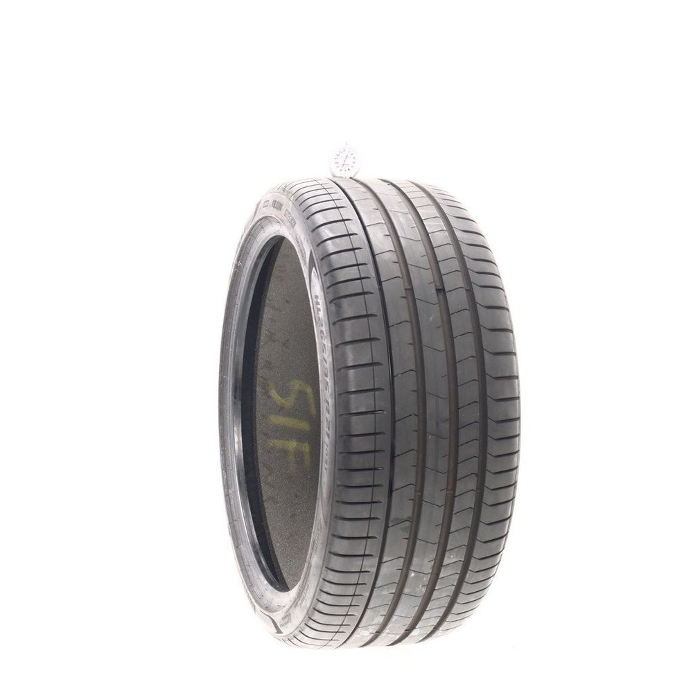 Set of (4) Used 265/35R21 Pirelli P Zero PZ4 LM1 Elect PNCS 103Y - 8-8.5/32 - Image 1