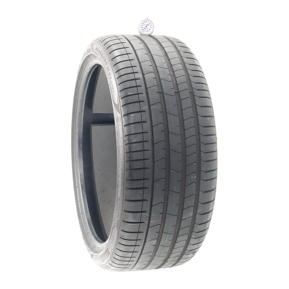 Set of (4) Used 265/35R21 Pirelli P Zero PZ4 LM1 Elect PNCS 103Y - 8-8.5/32 - Image 4