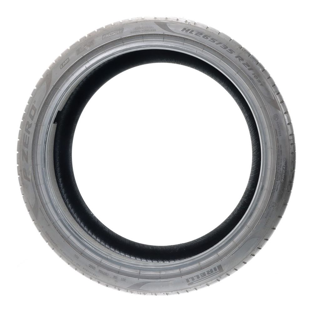 Set of (4) Used 265/35R21 Pirelli P Zero PZ4 LM1 Elect PNCS 103Y - 8-8.5/32 - Image 6