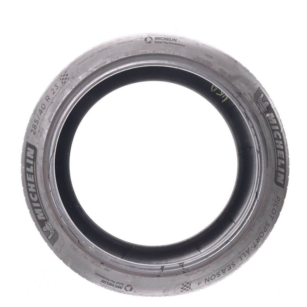 Used 285/40R23 Michelin Pilot Sport All Season 4 LR Acoustic 111Y - 6.5/32 - Image 3