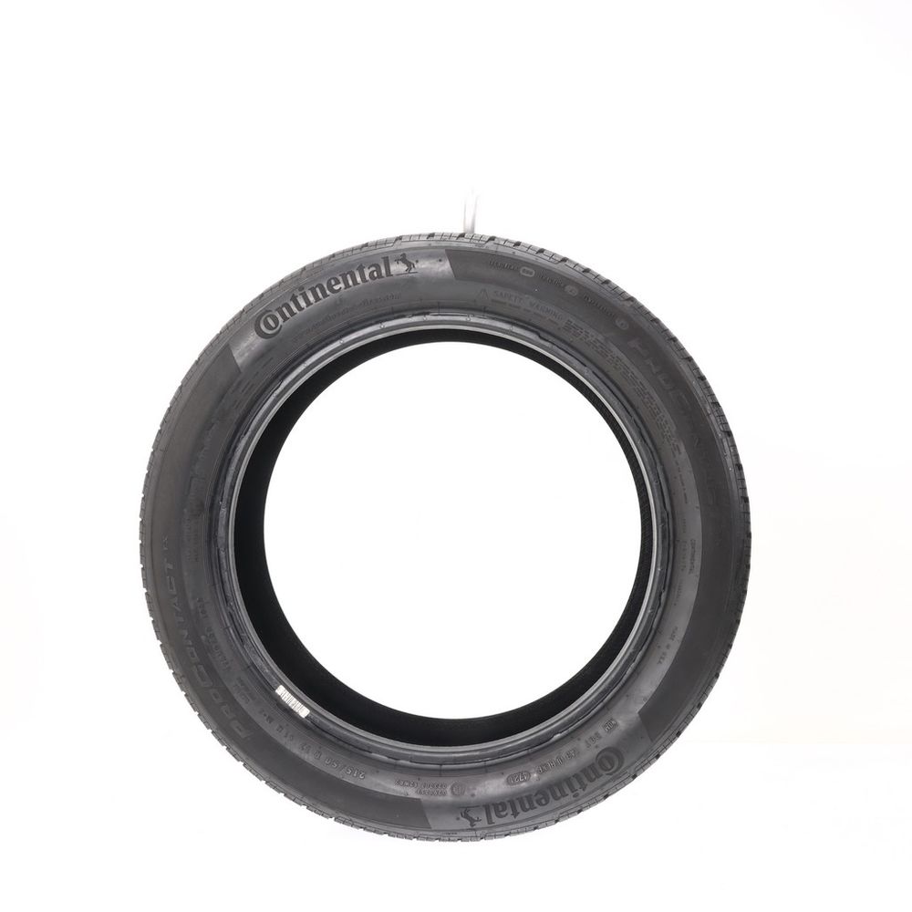 Set of (2) Used 215/50R17 Continental ProContact TX 91H - 5-6.5/32 - Image 6