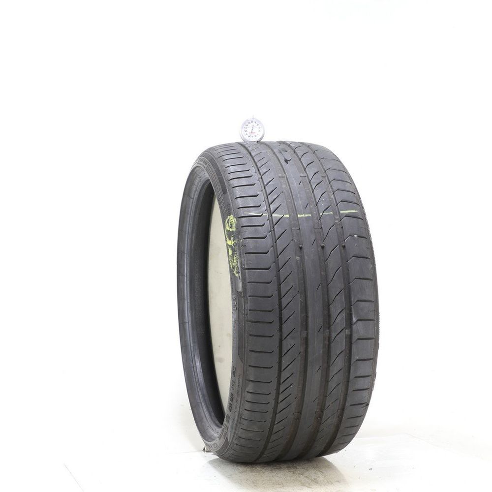 Set of (2) Used 265/30R20 Continental ContiSportContact 5P R01 ContiSilent 94Y - 7.5-8/32 - Image 1