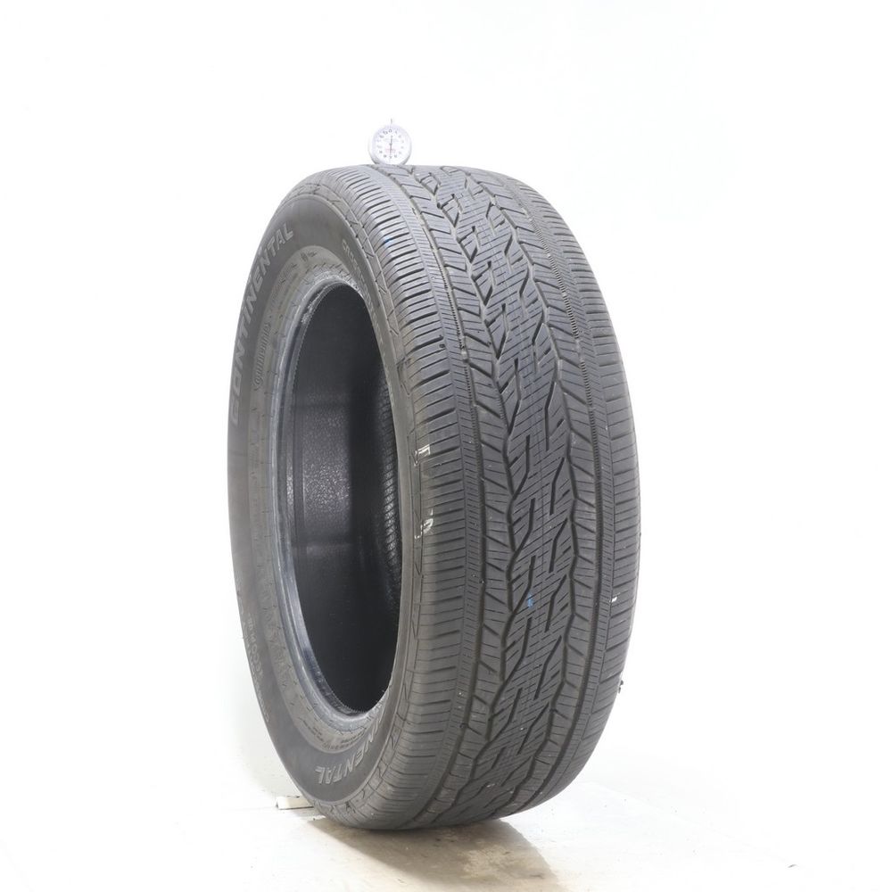 Set of (2) Used 255/55R20 Continental CrossContact LX20 107V - 7-7.5/32 - Image 1