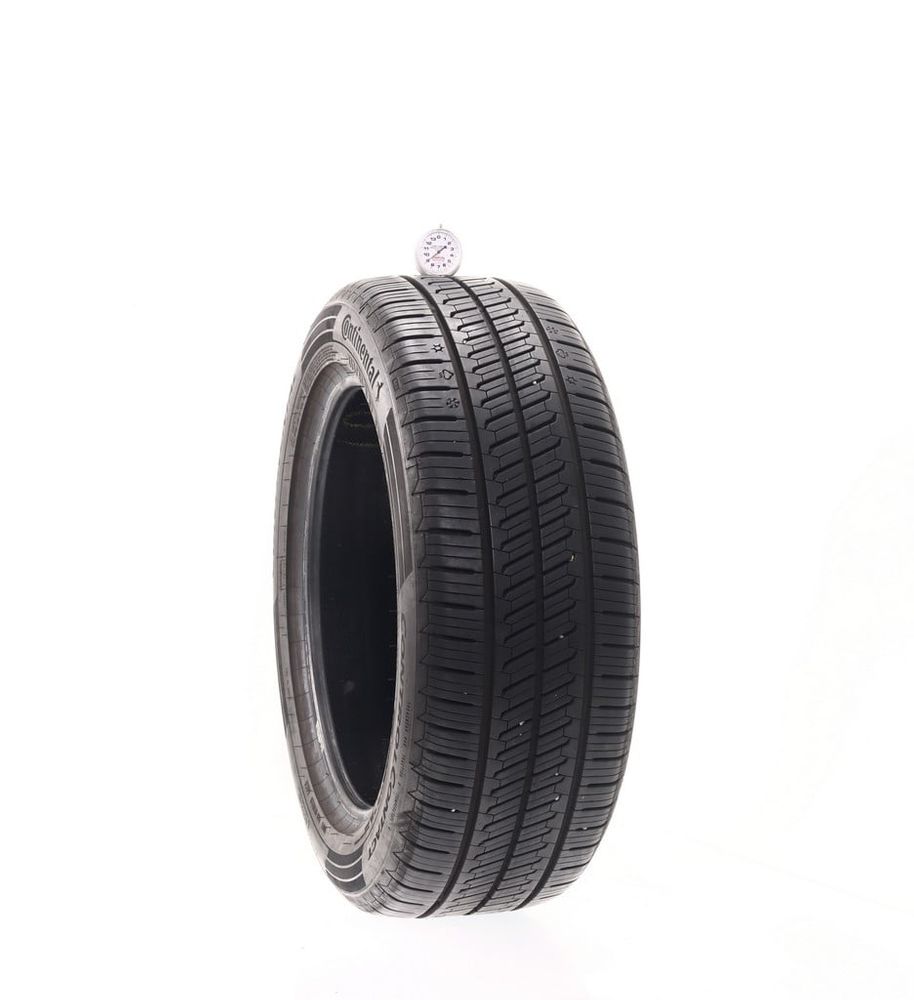 Set of (2) Used 215/55R17 Continental ControlContact Tour M A/S EV 94V - 9-10/32 - Image 1