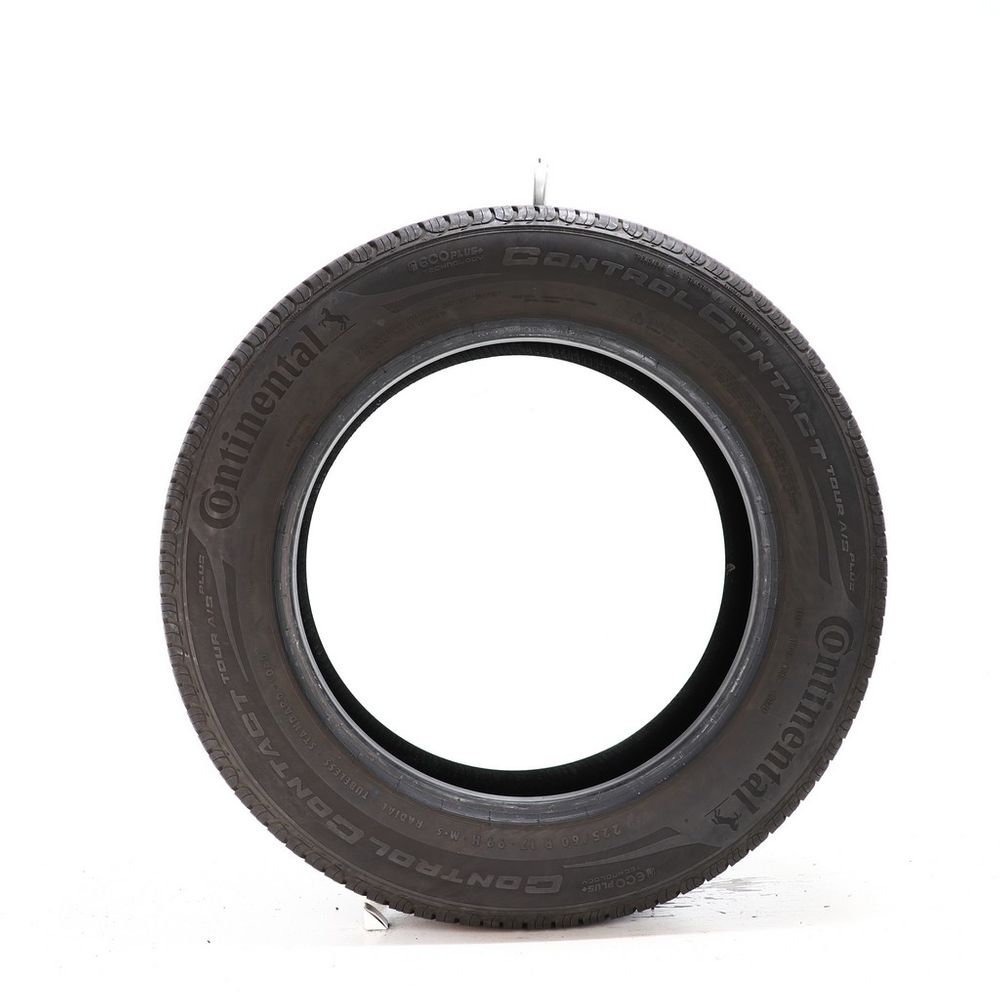 Set of (4) Used 225/60R17 Continental ControlContact Tour A/S Plus 99H - 7-8.5/32 - Image 3