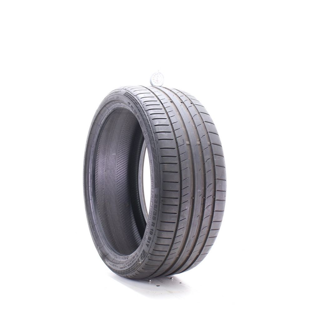 Set of (2) Used 235/35R19 Continental ContiSportContact 5P AO 91Y - 7-8.5/32 - Image 1