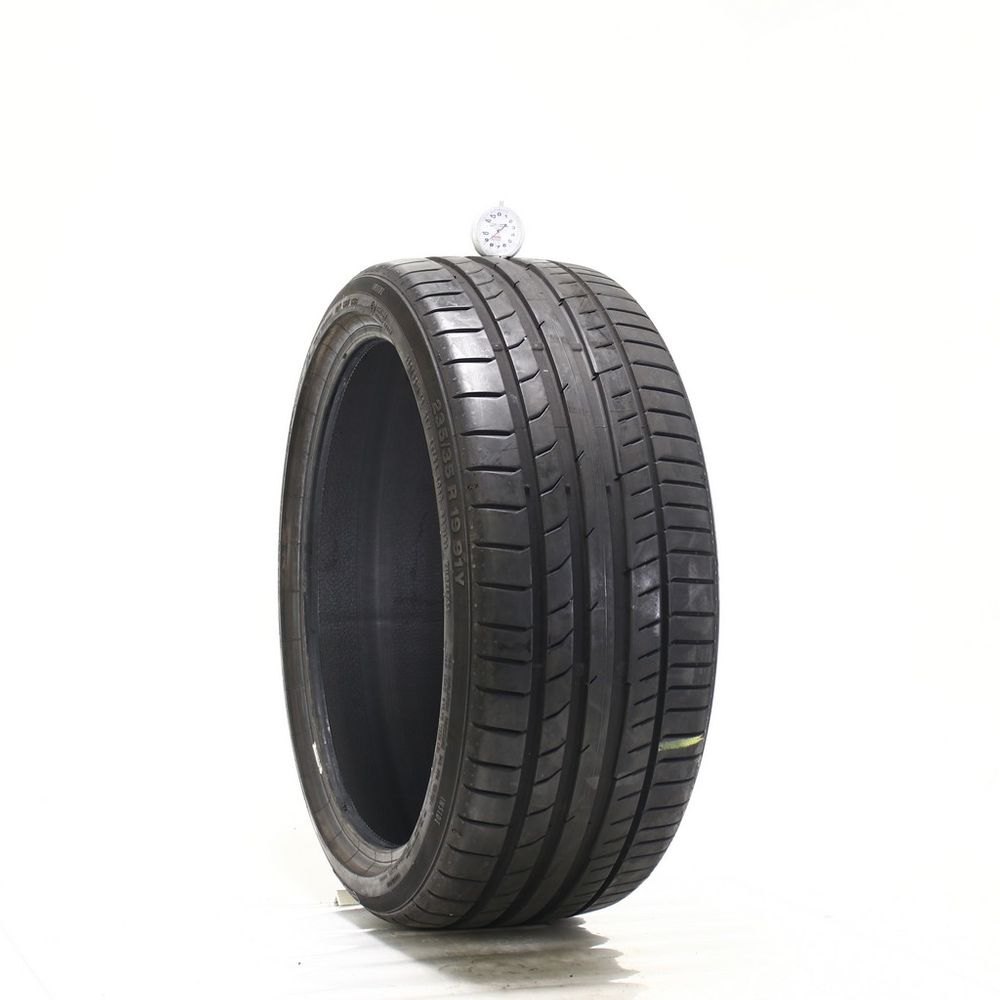 Set of (2) Used 235/35R19 Continental ContiSportContact 5P AO 91Y - 7-8.5/32 - Image 4