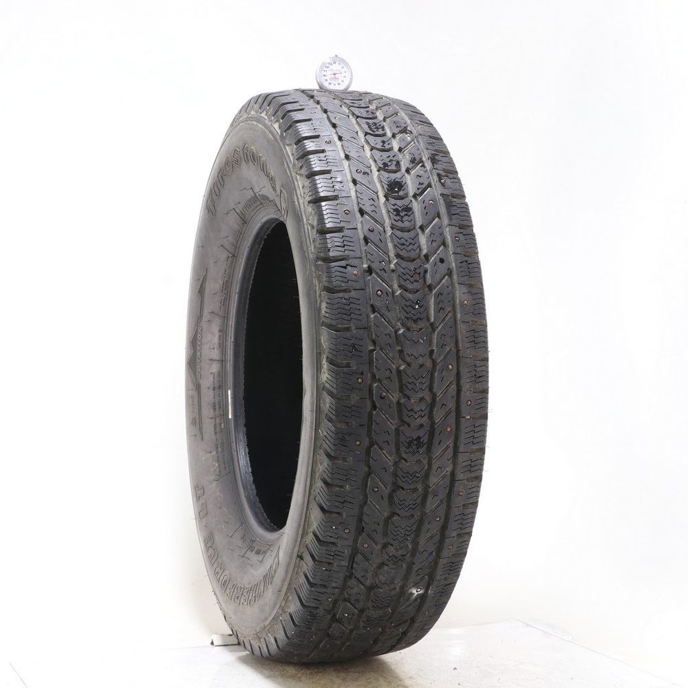Used LT 245/75R17 Firestone Winterforce LT Studded 121/118R E - 10/32 - Image 1