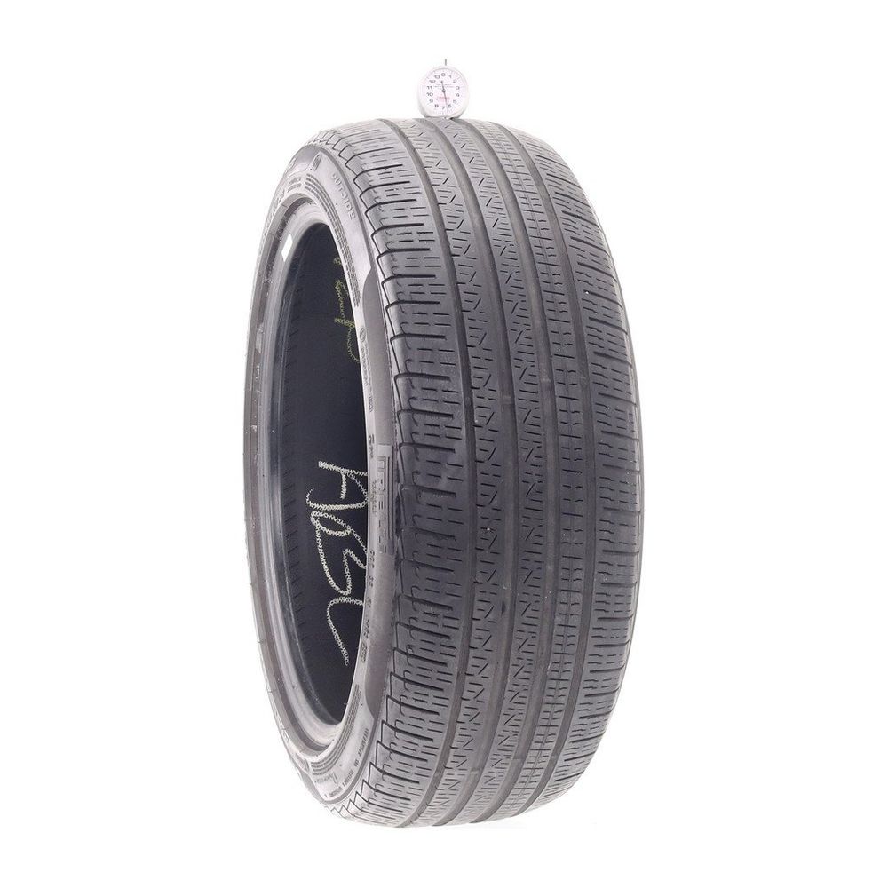 Set of (2) Used P 225/45R18 Pirelli Cinturato P7 Run Flat 91V - 6.5-7/32 - Image 1