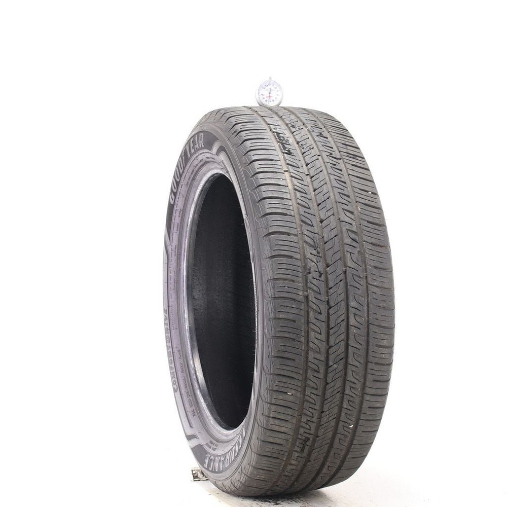 Set of (2) Used 225/55R18 Goodyear Assurance ComfortDrive 98V - 7/32 - Image 1