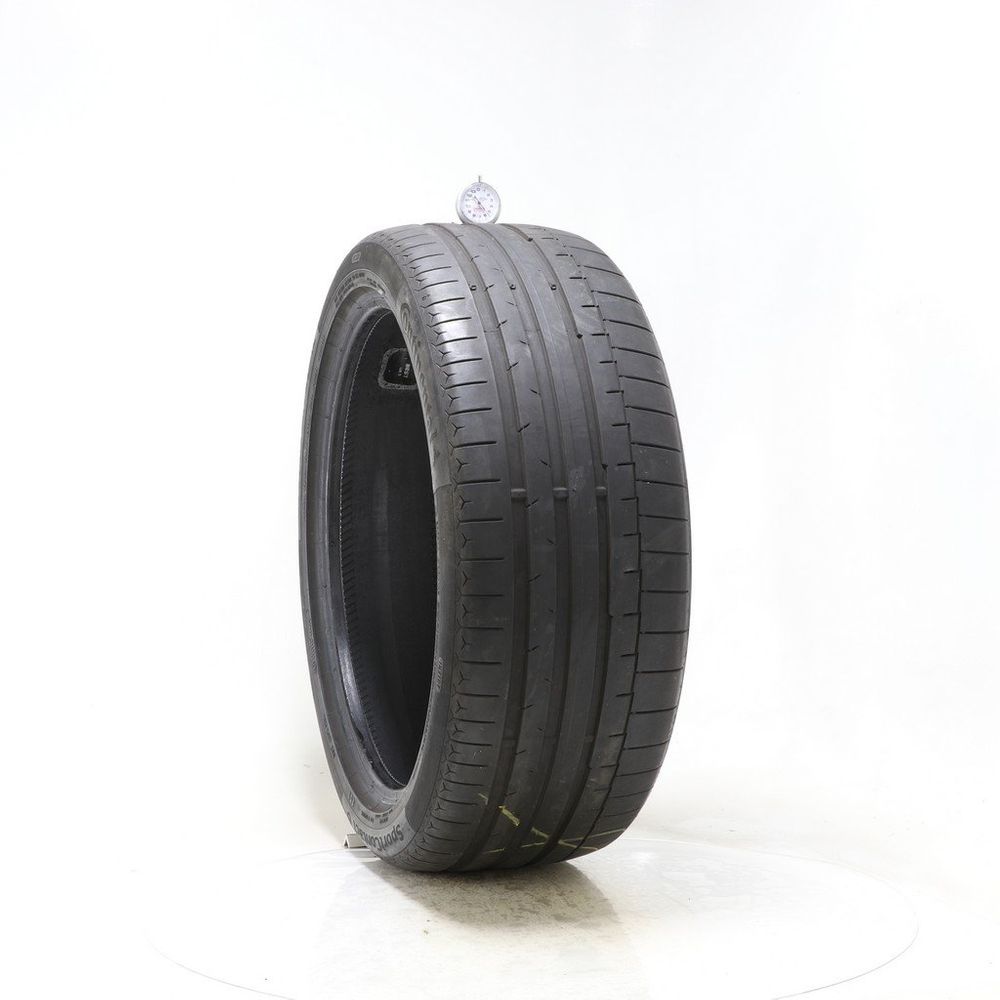 Used 255/40ZR21 Continental SportContact 6 R01 102Y - 5.5/32 - Image 1