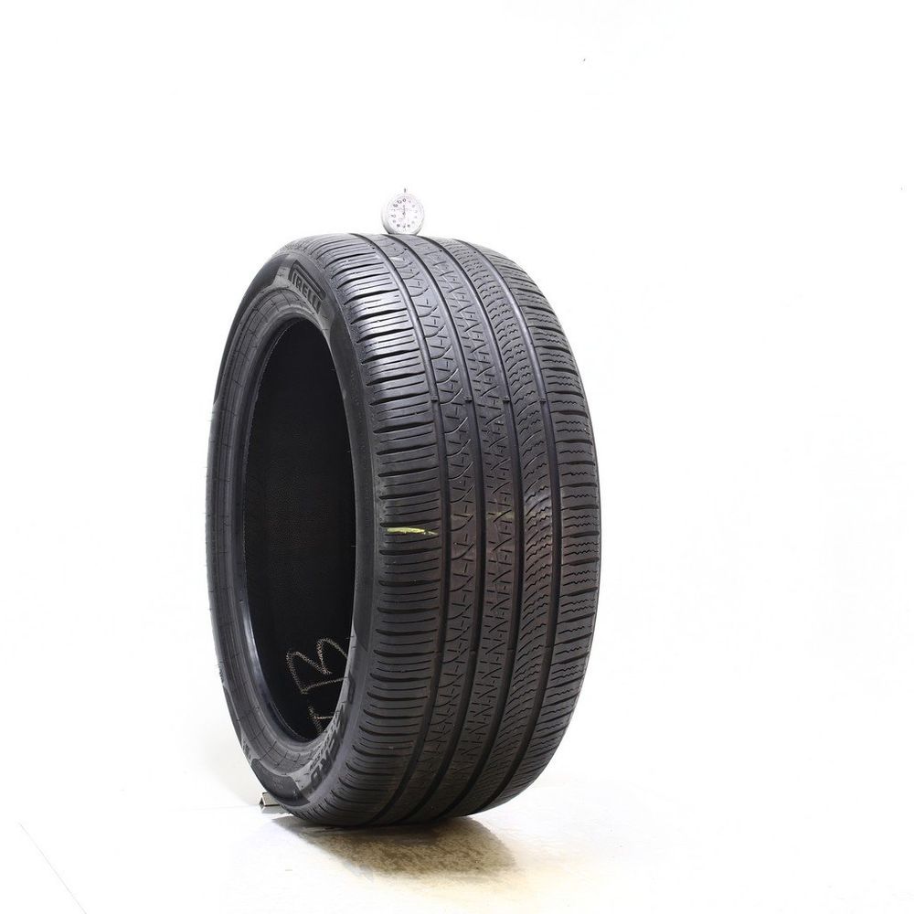Set of (2) Used 255/40R19 Pirelli P Zero 100H - 6.5-8/32 - Image 1