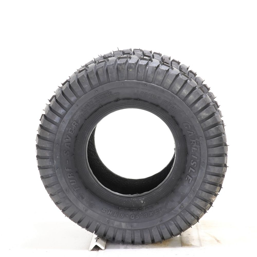 Set of (2) New 13X6.5-6 Carlisle Turf Saver 1N/A - 7/32 - Image 3