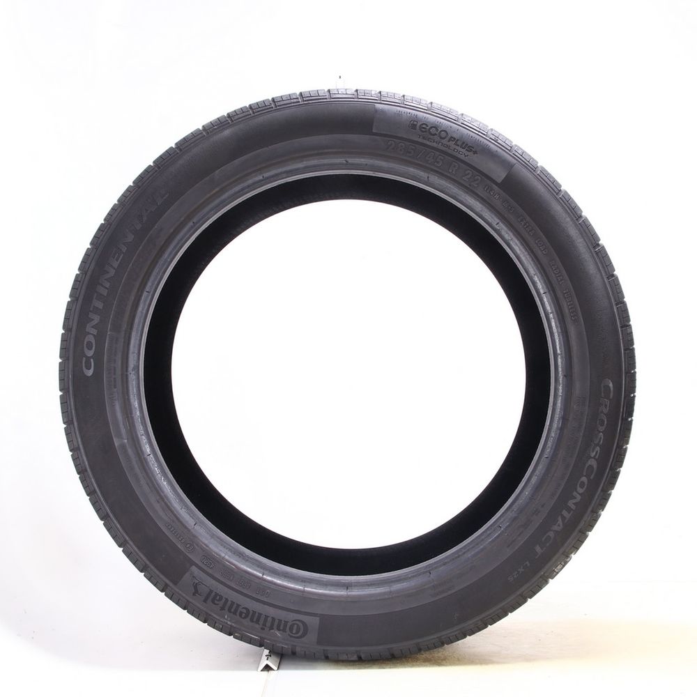 Set of (2) Used 285/45R22 Continental CrossContact LX25 114H - 7/32 - Image 3
