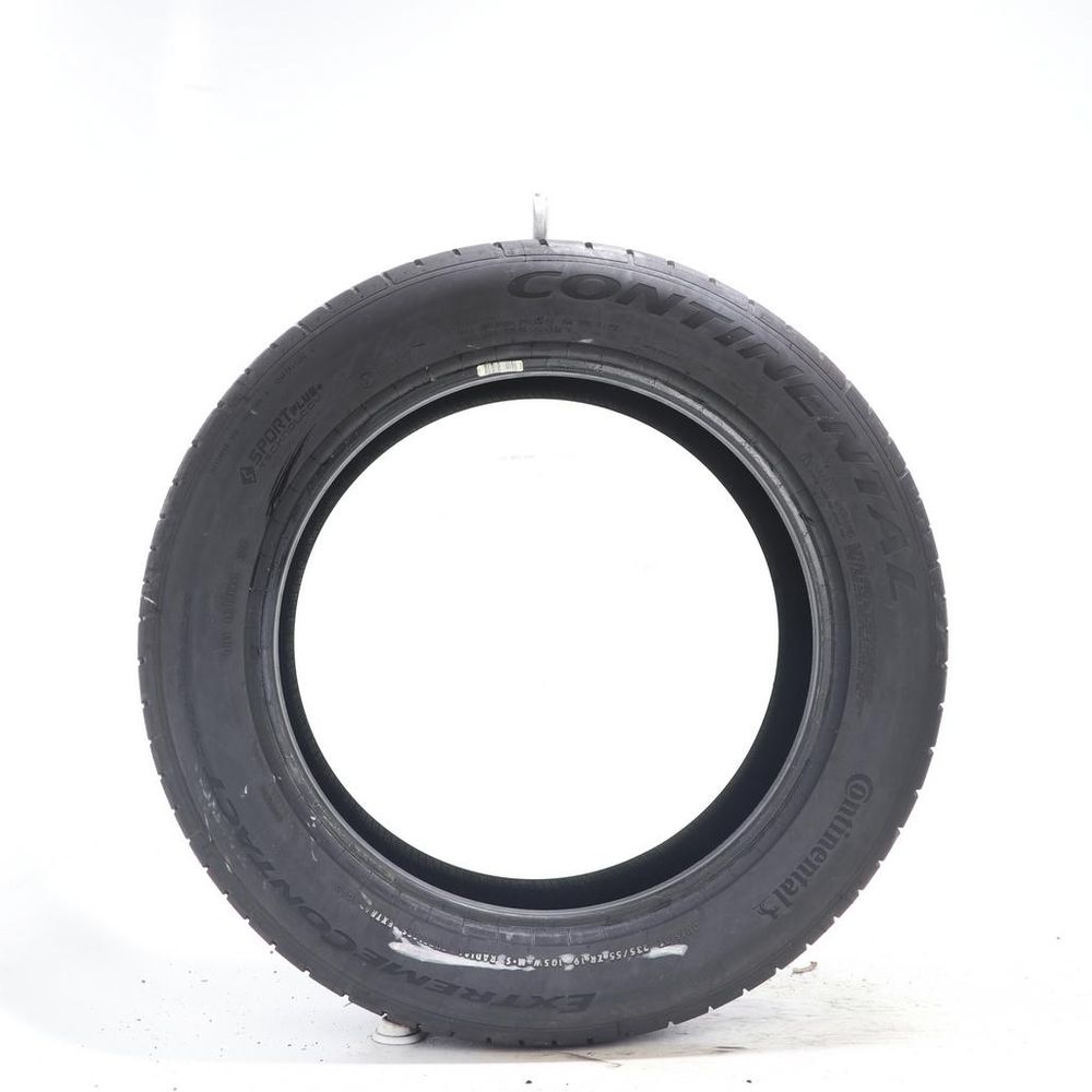Set of (2) Used 235/55ZR19 Continental ExtremeContact DWS06 Plus 105W - 8.5-9.5/32 - Image 4