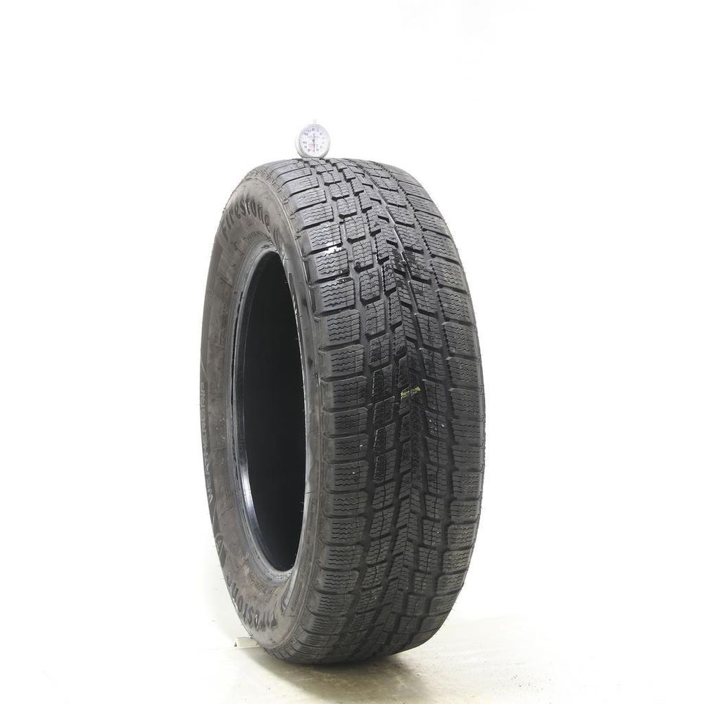 Set of (2) Used 235/60R18 Firestone WeatherGrip 103H - 6.5-7/32 - Image 1