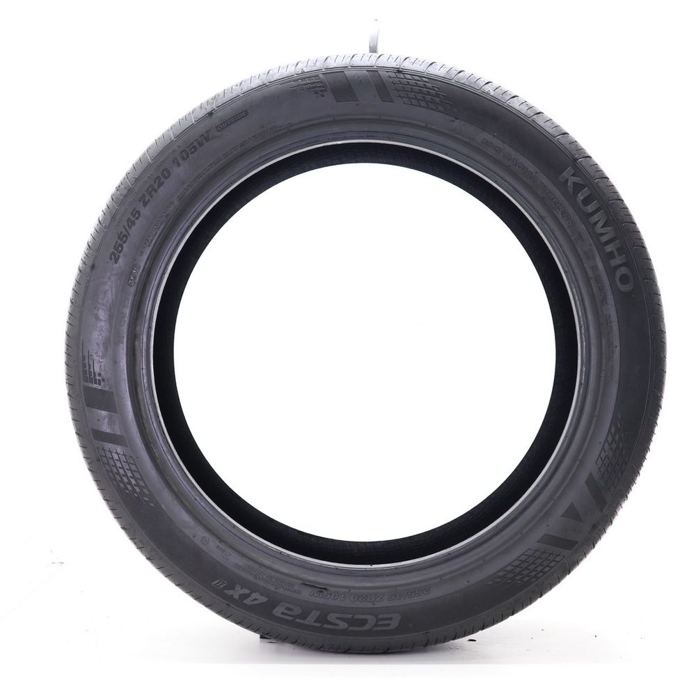 Set of (2) Used 255/45ZR20 Kumho Ecsta 4X II 105W - 9/32 - Image 3